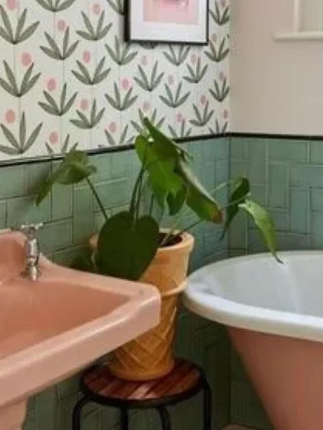 Eco friendly bathroom decor