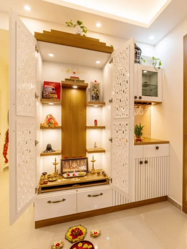 Pooja room lighting ideas